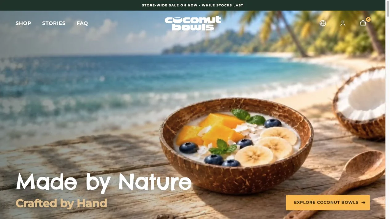 COCONUT BOWLS 网站首页